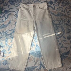 Women’s Levi’s Cream Baggy Dad 29